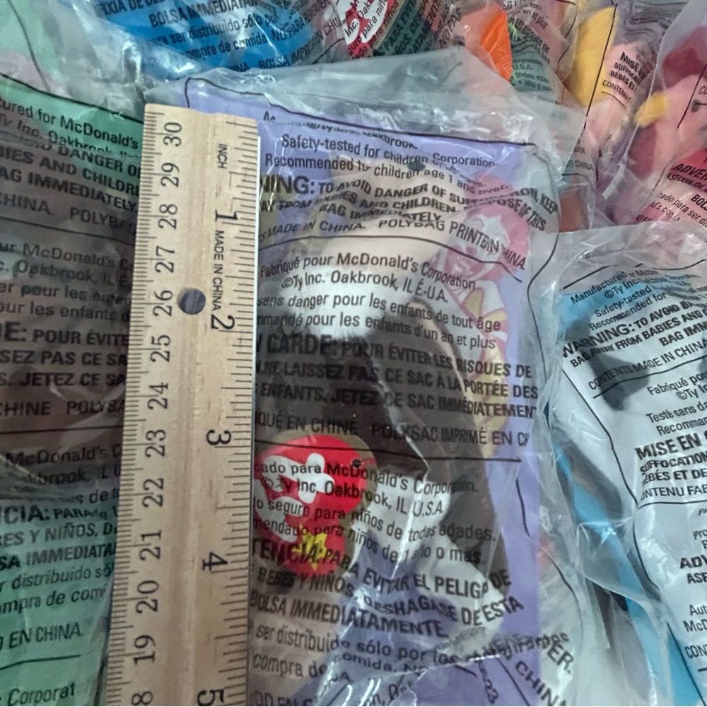 90s McDonald's 24 Ty Teenie Beanie Babies 1 to 12 complete 2 SET LOT vintage - Picture 9 of 14